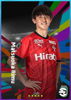 Matsuoka Rimu eFootball 2026 player card, 74 OVR RMF