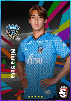 Miura Sota eFootball 2026 player card, 76 OVR LB