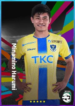 Minamino Harumi eFootball 2026 player card, 76 OVR CF
