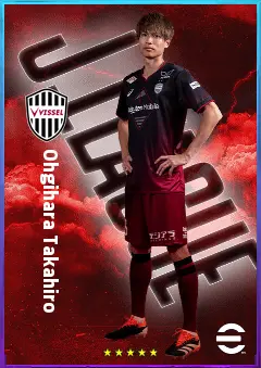 Ohgihara Takahiro eFootball 2026 player card, 76 OVR DMF