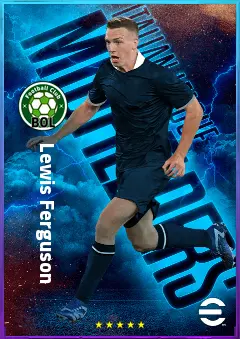 Lewis Ferguson eFootball 2026 player card, 81 OVR CMF