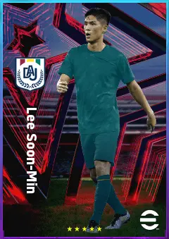 Lee Soon-Min eFootball 2026 player card, 76 OVR CMF