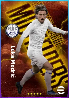 Luka Modrić eFootball 2026 player card, 83 OVR CMF