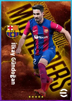 İlkay Gündoğan eFootball 2026 player card, 85 OVR CMF