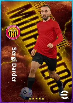 Sergi Darder eFootball 2026 player card, 81 OVR CMF