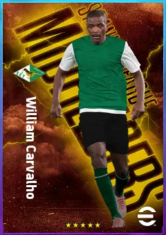 William Carvalho eFootball 2026 player card, 81 OVR DMF