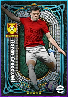 Aaron Cresswell eFootball 2026 player card, 80 OVR LB