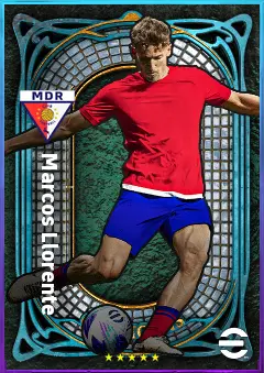 Marcos Llorente eFootball 2026 player card, 82 OVR CMF
