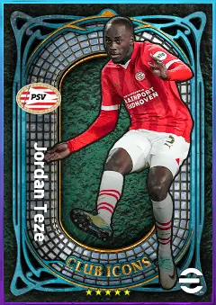 Jordan Teze eFootball 2026 player card, 81 OVR CB
