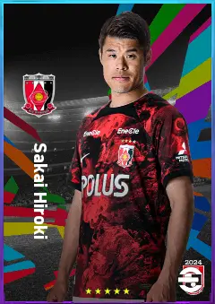 Sakai Hiroki eFootball 2026 player card, 78 OVR RB