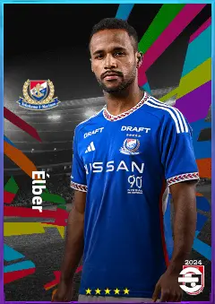 Élber eFootball 2026 player card, 80 OVR LWF