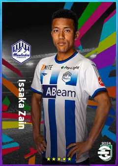Issaka Zain eFootball 2026 player card, 75 OVR RMF