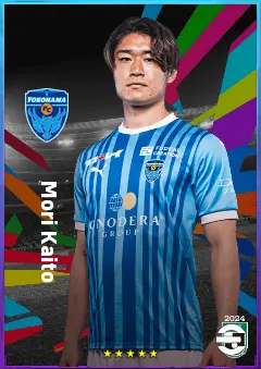 Mori Kaito eFootball 2026 player card, 77 OVR CF
