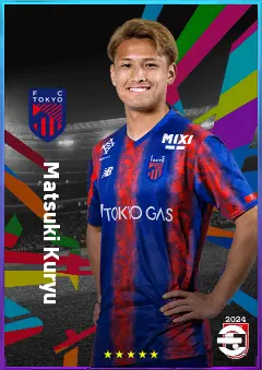 Matsuki Kuryu eFootball 2026 player card, 78 OVR CMF
