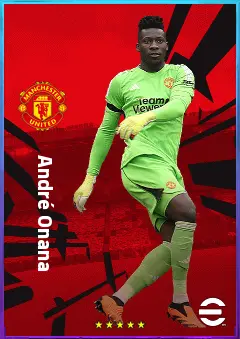 André Onana eFootball 2026 player card, 81 OVR GK