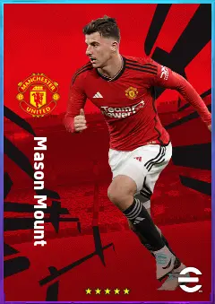 Mason Mount eFootball 2026 player card, 81 OVR AMF