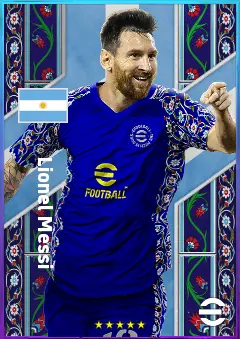 Lionel Messi eFootball 2026 player card, 85 OVR RWF