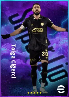 Tolga Ciğerci eFootball 2026 player card, 78 OVR DMF