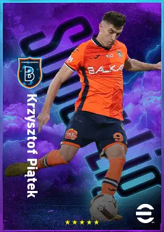 Krzysztof Piątek eFootball 2026 player card, 80 OVR CF