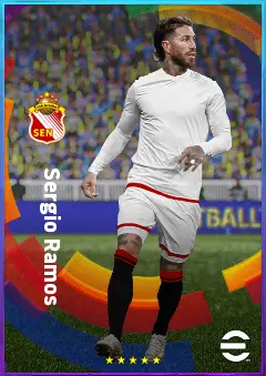 Sergio Ramos eFootball 2026 player card, 81 OVR CB