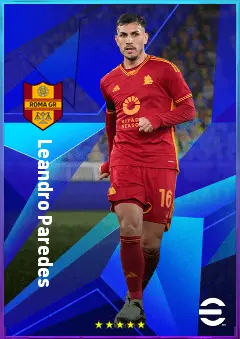 Leandro Paredes eFootball 2026 player card, 80 OVR DMF