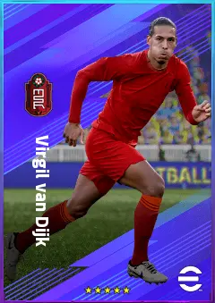 Virgil van Dijk eFootball 2026 player card, 84 OVR CB