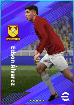 Edson Álvarez eFootball 2026 player card, 82 OVR DMF