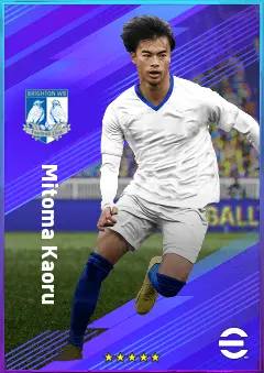 Mitoma Kaoru eFootball 2026 player card, 81 OVR LMF