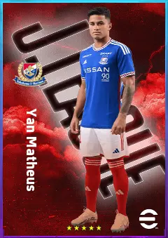Yan Matheus eFootball 2026 player card, 79 OVR RWF