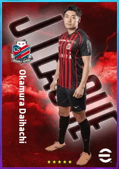 Okamura Daihachi eFootball 2026 player card, 78 OVR CB