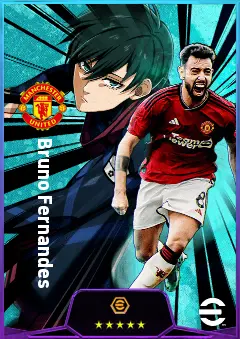 Bruno Fernandes eFootball 2026 player card, 83 OVR AMF