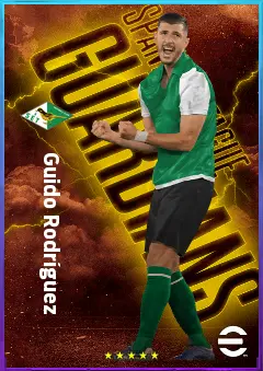 Guido Rodríguez eFootball 2026 player card, 82 OVR DMF