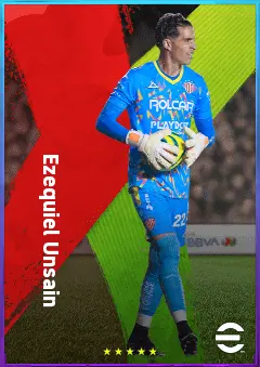 Ezequiel Unsain eFootball 2026 player card, 78 OVR GK