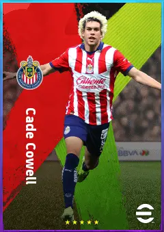 Cade Cowell eFootball 2026 player card, 78 OVR CF