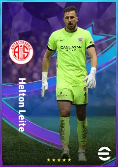 Helton Leite eFootball 2026 player card, 79 OVR GK