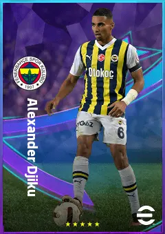 Alexander Djiku eFootball 2026 player card, 80 OVR CB