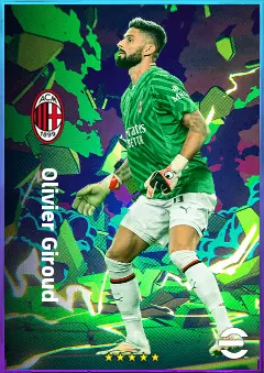Olivier Giroud eFootball 2026 player card, 82 OVR CF