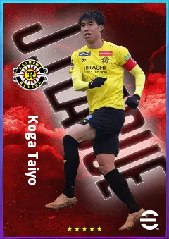 Koga Taiyo eFootball 2026 player card, 77 OVR CB