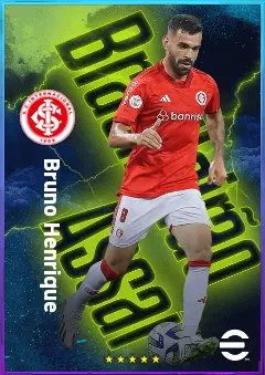Bruno Henrique eFootball 2026 player card, 80 OVR DMF