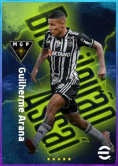 Guilherme Arana eFootball 2026 player card, 82 OVR LB