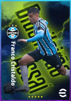 Franco Cristaldo eFootball 2026 player card, 80 OVR AMF