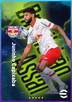 Juninho Capixaba eFootball 2026 player card, 80 OVR LB