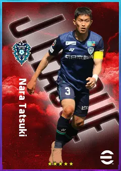 Nara Tatsuki eFootball 2026 player card, 76 OVR CB