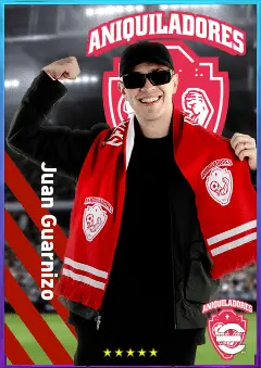 Juan Guarnizo eFootball 2026 player card, 65 OVR CMF