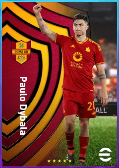 Paulo Dybala eFootball 2026 player card, 83 OVR SS