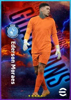 Ederson Moraes eFootball 2026 player card, 85 OVR GK