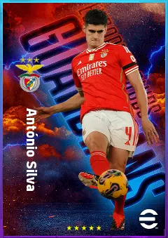 António Silva eFootball 2026 player card, 82 OVR CB