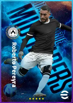 Roberto Pereyra eFootball 2026 player card, 80 OVR CMF