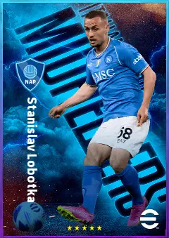 Stanislav Lobotka eFootball 2026 player card, 82 OVR DMF