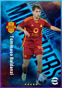 Tommaso Baldanzi eFootball 2026 player card, 81 OVR AMF